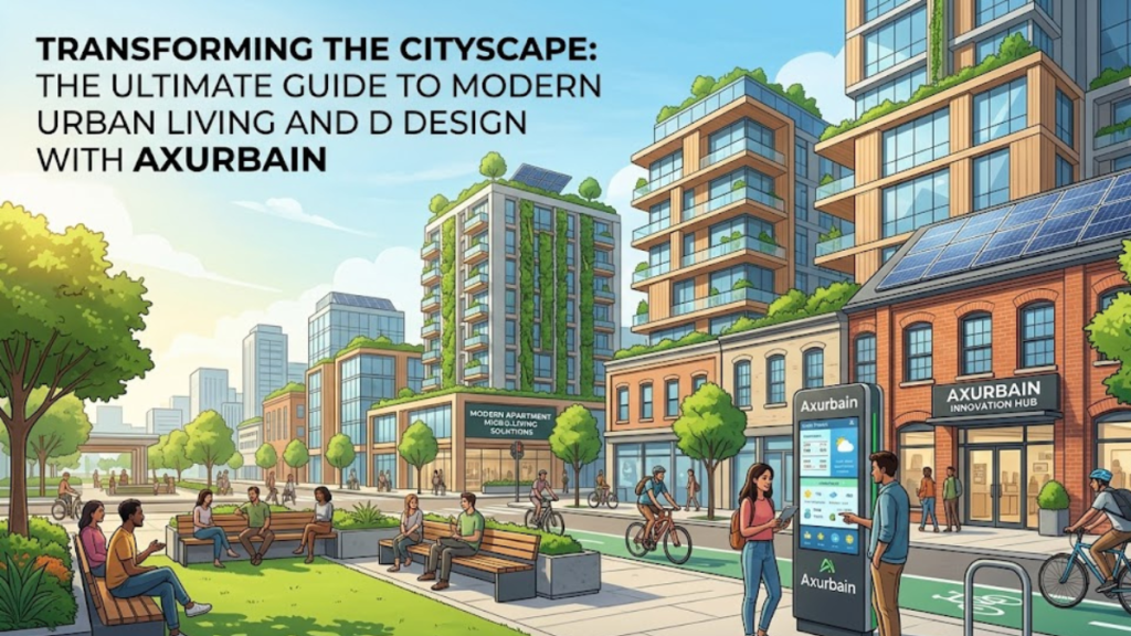 Transforming the Cityscape: The Ultimate Guide to Modern Urban Living and Design with Axurbain